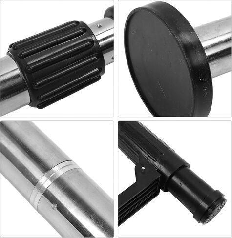 Level Pole, Telescoping Adjustable Leveling Rod Sturdy Aluminum Alloy Construction Support Pole for Builders and Contractors Maximum Length 4.8m in Kuwait