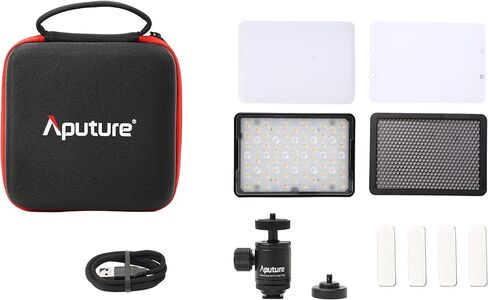 Aputure MC PRO On Camera Video Light,LED Camera Light Panel,2,000-10,000k,Magnet Adsorption Function,Dust and Waterproof,App Control for Vlogging, Photography, Video Conference,TikTok in Kuwait