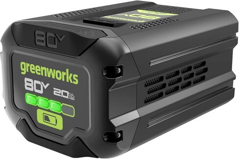 Greenworks PRO 80V 4.0Ah Lithium-Ion Battery ((Genuine Greenworks Battery / 75+ Compatible Tools) in Saudi Arabia