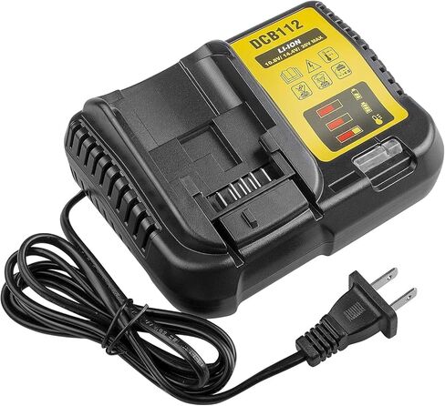DCB112 Replacement Battery Charger for 20V Charger DCB101 DCB105 DCB115 DCB107,Compatible with 12V&20V/60V MAX Lithium-Ion Batteries DCB206 DCB204 DCB230 DCB240 DCB120 DCB126 DCB612 DCB609 DCB606 in Kuwait
