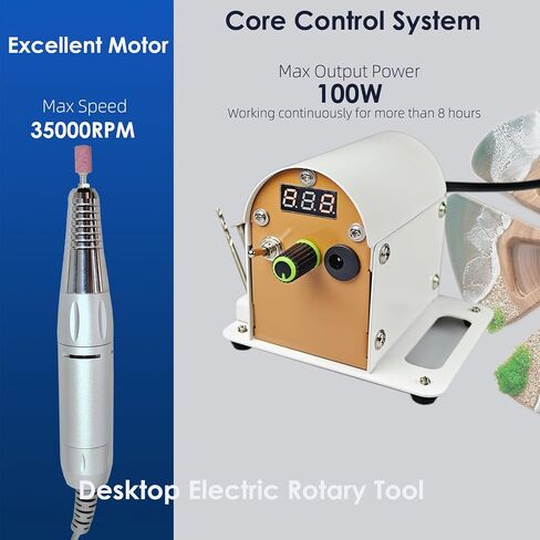 Power Rotary Tool Kit-115 Accessories, Resin Polishing Kit for Resin Casting Molds, Carving, Drilling, Sanding, Polishing, Jewelry Making (115Pcs Kits) in Kuwait