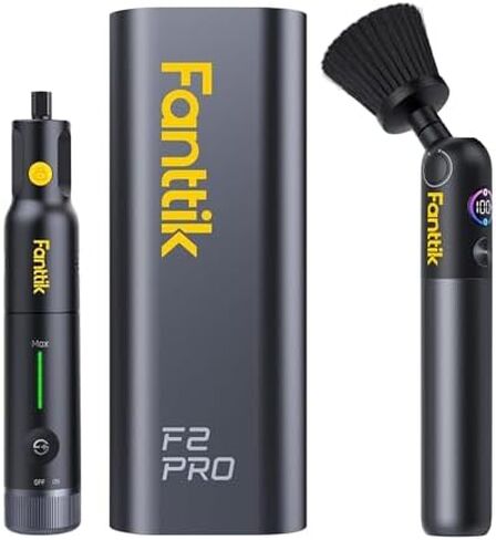 Fanttik F2 PRO Cordless Rotary Tool Kit Strong Magnetic Motor & Fanttik Flip G10 Nano AutoCare Cordless Electric Scrubber in Kuwait