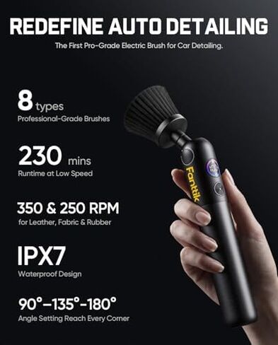 Fanttik F2 PRO Cordless Rotary Tool Kit Strong Magnetic Motor & Fanttik Flip G10 Nano AutoCare Cordless Electric Scrubber in Kuwait