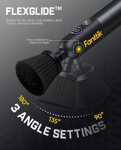 Fanttik F2 PRO Cordless Rotary Tool Kit Strong Magnetic Motor & Fanttik Flip G10 Nano AutoCare Cordless Electric Scrubber in Kuwait