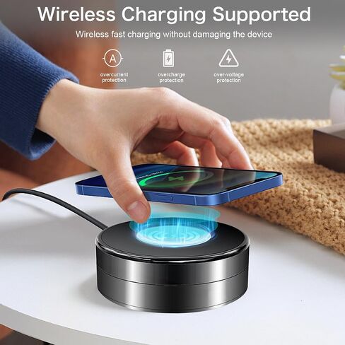 Security Camera Wireless Charging — 1080P HD Surveillance, 250° Wide-Angle Lens, Motion Detection Support; Ideal for Home Security and Baby/Pet Monitoring (Supports Dual-Band 2.4/5GHz) in Kuwait