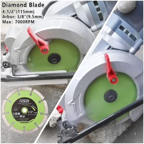 4-1/2" Circular Saw Blades Set,6pcs HSS/TCT/Diamond Saw Blades,3/8 inch Arbor in Kuwait