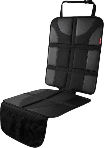 Autobase Car Seat Protector for Child Car Seat | Largest and Thickest Waterproof Backseat Protector for Kids and Pets | Heavy-Duty Non-Slip Rubber Padded Backing (Black, XL – 1 Pack) in Kuwait