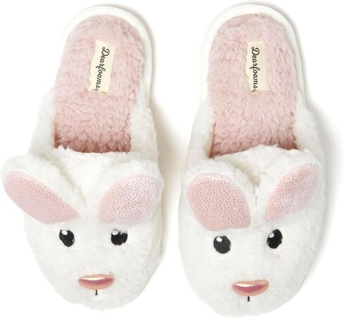Dearfoams Women's Furry Heart Valentine's Day in Kuwait