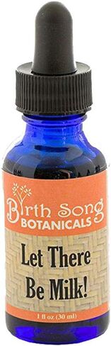 Birth Song Botanicals Let There Be Milk! Herbal Breastfeeding Tincture – Goat’s Rue, Fenugreek, Blessed Thistle to Increase Milk Supply* – Breastfeeding Supplement for Nursing Moms – 1 oz in Kuwait