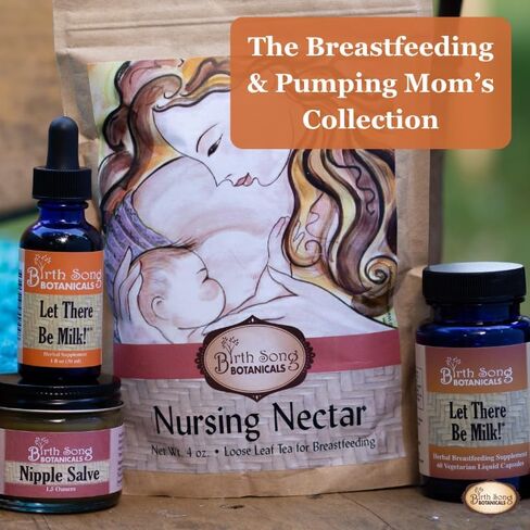 Birth Song Botanicals Let There Be Milk! Herbal Breastfeeding Tincture – Goat’s Rue, Fenugreek, Blessed Thistle to Increase Milk Supply* – Breastfeeding Supplement for Nursing Moms – 1 oz in Kuwait