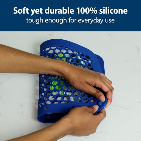 Dr. Brown's Dishwasher Bag with Adjustable Sizing, 100% Silicone, for Baby Bottles, Parts, Nipples, Breast Pump Accessories, and Pacifiers, Gray, BPA-Free, 1-Pack in Kuwait