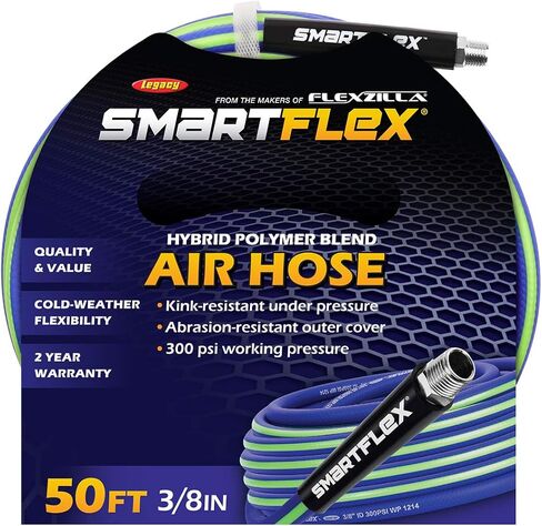 SmartFlex Air Hose, 3/8 in. x 50 ft., Hybrid, Blue - HSF3850BL2 in Kuwait