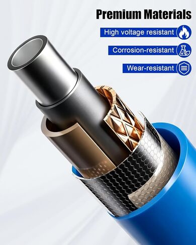 223756 1/4 Inch x 15 Feet Airless Paint Sprayer Hose Fit for Magnum Graco | Flexible Fiber Tube, High Pressure Universal Paint Sprayer in Kuwait