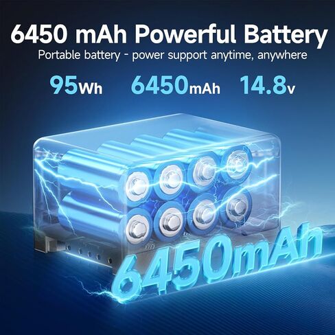 Moman V Mount Battery, Power 95 95Wh 6450mAh Micro V Lock 10A Up to 168W Draw with Dual D-TAP/USB-A/BP Outputs,Portable Small Battery for BMPCC 4k 6k Blackmagic,V-Mount-Dtap-Mini in Kuwait