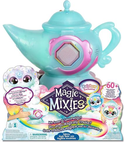 Magic Mixies Magic Genie Lamp with Interactive 8 inch Rainbow Magic Plush, Ages 5+ in Kuwait