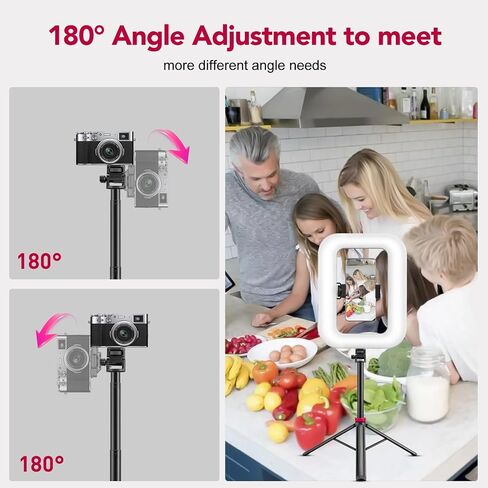 Tripod Stand Aluminum 80 inch Extendable Portable Adjustable Light Stand with 1/4" Screw Camera Phone Tripod for for DSLR Camera, Ring Light, Video Rig,Up Load 2.2LBS in Kuwait