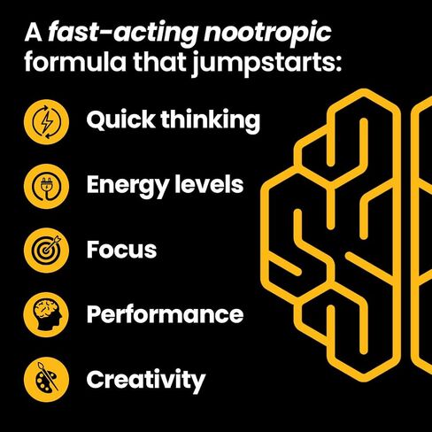 LifeSeasons NeuroQ - Quick Thinking Supplement Pills - Boosts Alertness + Supports Mental Focus - L-Theanine Caffeine L-Tyrosine & Beta-Alanine (60 Capsules) in Kuwait