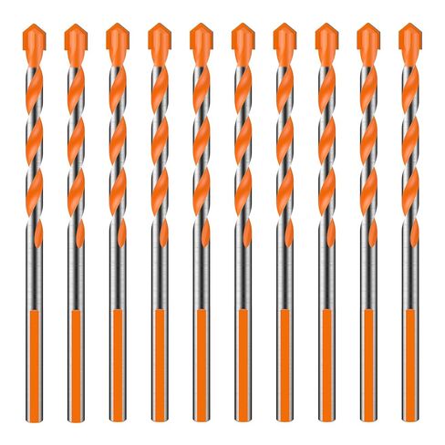 12 Piece Masonry Drill Bit Set for Concrete and Tile Industrial Grade | Carbide Hammer Drill Bits 3mm-12mm No Slip Shank for DIY and Pro Projects in Kuwait