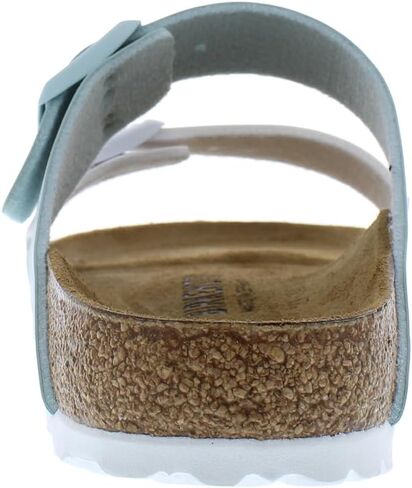 Birkenstock Arizona Split Narrow Unisex Shoes Size 5, Color: White/Surf Green-White in Kuwait