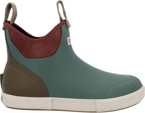 XTRATUF 6" Women’s Vintage Ankle Deck Boot - Lightweight, 100% Waterproof Rubber Footwear - Slip-Resistant Outsole - Moisture-Wicking Liner - Pre-Distressed Finish in Kuwait