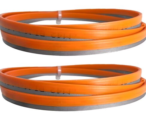2 Pack 80" Bandsaw Blades, Bi-Metal M42, Band Saw Blades, 14 TPI | 80 x 1/2 x 0.025 Inch in Kuwait