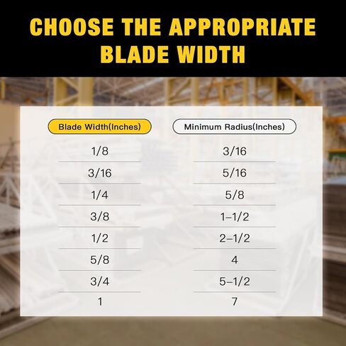 Dark Stone 62" Bandsaw Blade, 1/2" x 0.020" x 4 TPI, Thin Kerf Deep Gullet Blade with Hardened Tooth Tips for Fast Hardwood Cutting, Fits 9-Inch Benchtop Band Saws | Model DS23245 in Kuwait