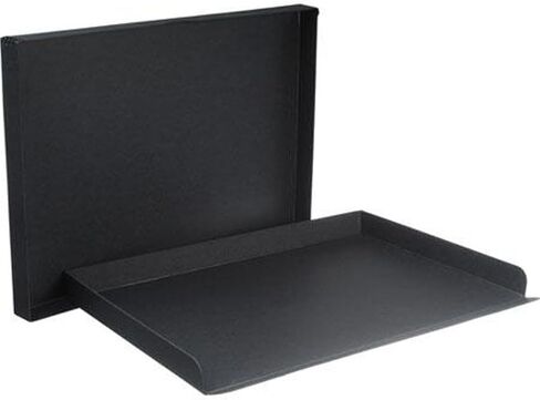 Archival Methods Drop Front Box, 1.5" 14." x 18.75", Black in Kuwait