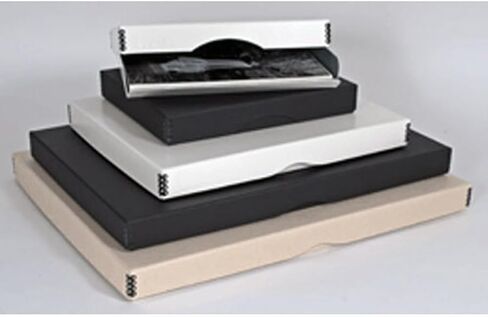 Archival Methods Drop Front Box, 1.5" 14." x 18.75", Black in Kuwait