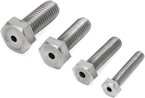 Drill Guide Kit Stainless Steel 25mm M6 M8 M10 M12 for Broken Studs | 4-Piece Broken Stud Drill Guide Set for Drilling Broken Studs, High Tensile 8.8, Rustproof & Wear-Resistant, 25mm Length in Kuwait