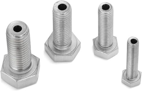 Drill Guide Kit Stainless Steel 25mm M6 M8 M10 M12 for Broken Studs | 4-Piece Broken Stud Drill Guide Set for Drilling Broken Studs, High Tensile 8.8, Rustproof & Wear-Resistant, 25mm Length in Kuwait
