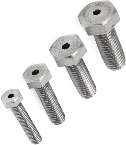 Drill Guide Kit Stainless Steel 25mm M6 M8 M10 M12 for Broken Studs | 4-Piece Broken Stud Drill Guide Set for Drilling Broken Studs, High Tensile 8.8, Rustproof & Wear-Resistant, 25mm Length in Kuwait