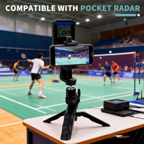 Tripod Mount Compatible with Pocket Radar | Radar Clip with Adjustable Tripod Mount,for Outdoor Sports, Training & Monitoring,Lightweight in Kuwait