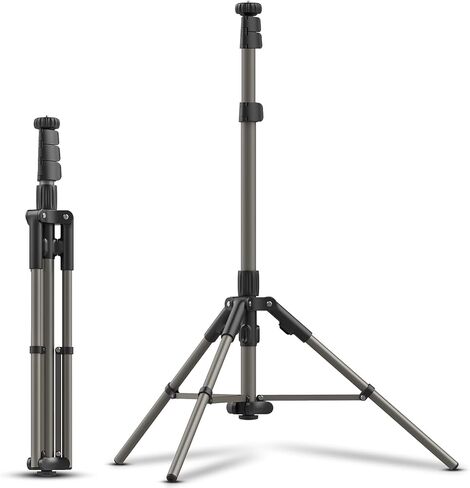 VIJIM Light Tripod Stand for Live Streaming, 6.2ft Lightweight Aluminum Light Stand with One-Click Pop-up Design, Adjustable Photographic Stand w/ 11lb Load Capacity, Compatible w/Camera/DSLR/Light in Kuwait