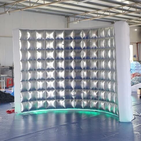 Inflatable Photo Booth Enclosure,Photo Booth Tent w/Inner Air Blower and Remote Controller,Camera Booth Backdrop for Wedding in Kuwait