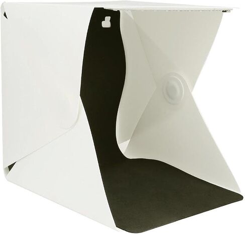 Collapsible Photo Booth Cube with USB Cable & White Black Backdrop for Product Photography YUBJIANG in Kuwait