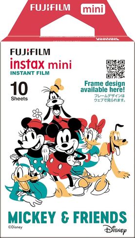 Fujifilm Instant Camera Film 10 Pcs Mickey & Friends INSTAX MINI MIC 2 WW 1 in Kuwait