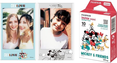 Fujifilm Instant Camera Film 10 Pcs Mickey & Friends INSTAX MINI MIC 2 WW 1 in Kuwait
