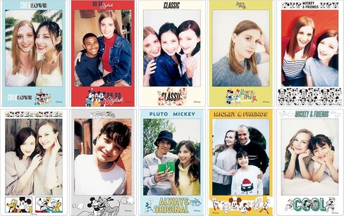 Fujifilm Instant Camera Film 10 Pcs Mickey & Friends INSTAX MINI MIC 2 WW 1 in Kuwait