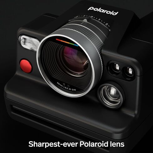 Polaroid I-2 Instant Camera Bundle with Color i-Type Film Double Pack (16 Photos) - Full Manual Control, app Enabled Analog Instant Camera with Polaroid's sharpest 3-Element Lens (6444) in Kuwait