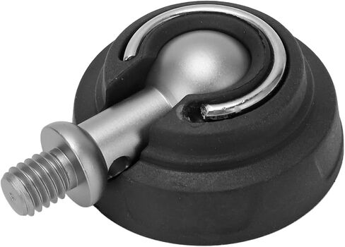 3/8in Tripod Foot Pad Camera Tripod Foot Replacement with 50mm Diameter Rubber Stainless Steel Ball Head Design for Non Slip Angle Adjustment and Foldable Storage in Kuwait