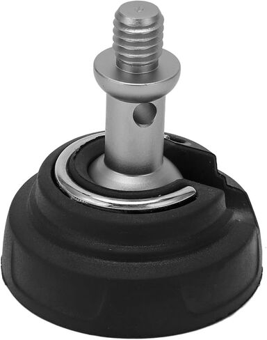 3/8in Tripod Foot Pad Camera Tripod Foot Replacement with 50mm Diameter Rubber Stainless Steel Ball Head Design for Non Slip Angle Adjustment and Foldable Storage in Kuwait