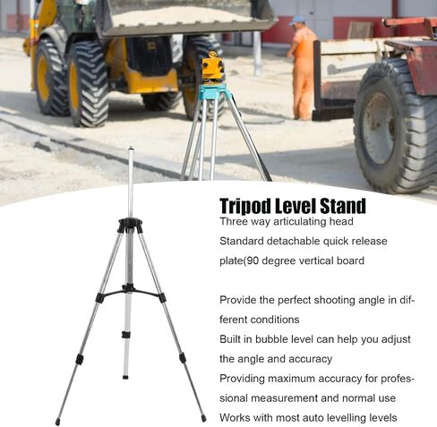 Tripod Level Stand Automatic Self Leveling Holder 4 Section Adjustable Legs 1.2meter with Bag in Kuwait