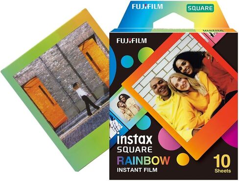 FUJIFILM Instax Square Rainbow Film - 10 Exposures in Kuwait