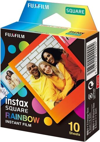 FUJIFILM Instax Square Rainbow Film - 10 Exposures in Kuwait