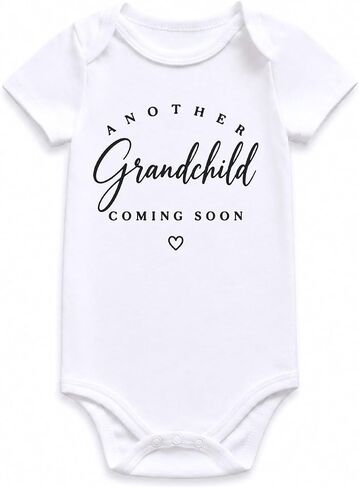 Another Grandchild Coming Soon Baby Bodysuit Pregnancy Announcement for Grandparents in Kuwait