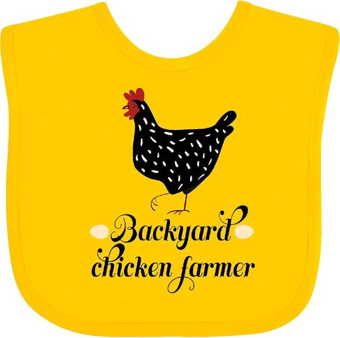 inktastic Backyard Chicken Farmer Ancona Hen Baby Bib in Saudi Arabia