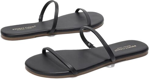 Project Cloud Summer Sandals for Women 2026 - Memory Foam Insole and Beach Flip Flops for Women - Non Slip and Lightweight Double Strap Womens Sandals(Transition,BLK, 8) in Kuwait