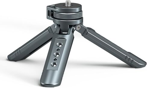Mini Metal Tripod, Compact Camera Grip, Compatible with DJI Osmo Pocket 3/Pocket 4 and Insta360 Luna Ultra Cameras, for Desktop Setup and Handheld Recording, Load Capacity: 25 kg / 55 lbs in Kuwait