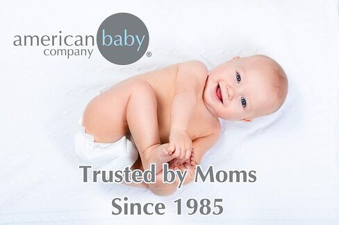American Baby Company 100% Natural Cotton Percale Fitted Crib Sheet for Standard Crib and Toddler Mattresses, Snow White, Soft Breathable, for Boys and Girls in Kuwait