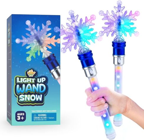IPIDIPI TOYS Spinning Light Up Wand – LED Magic Swirling - 4th of July Toys -Sensory Spinner for Kids, Party Favors & Classroom Prizes, Autism-Friendly Gift in Kuwait